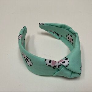 Cow character knotted headband